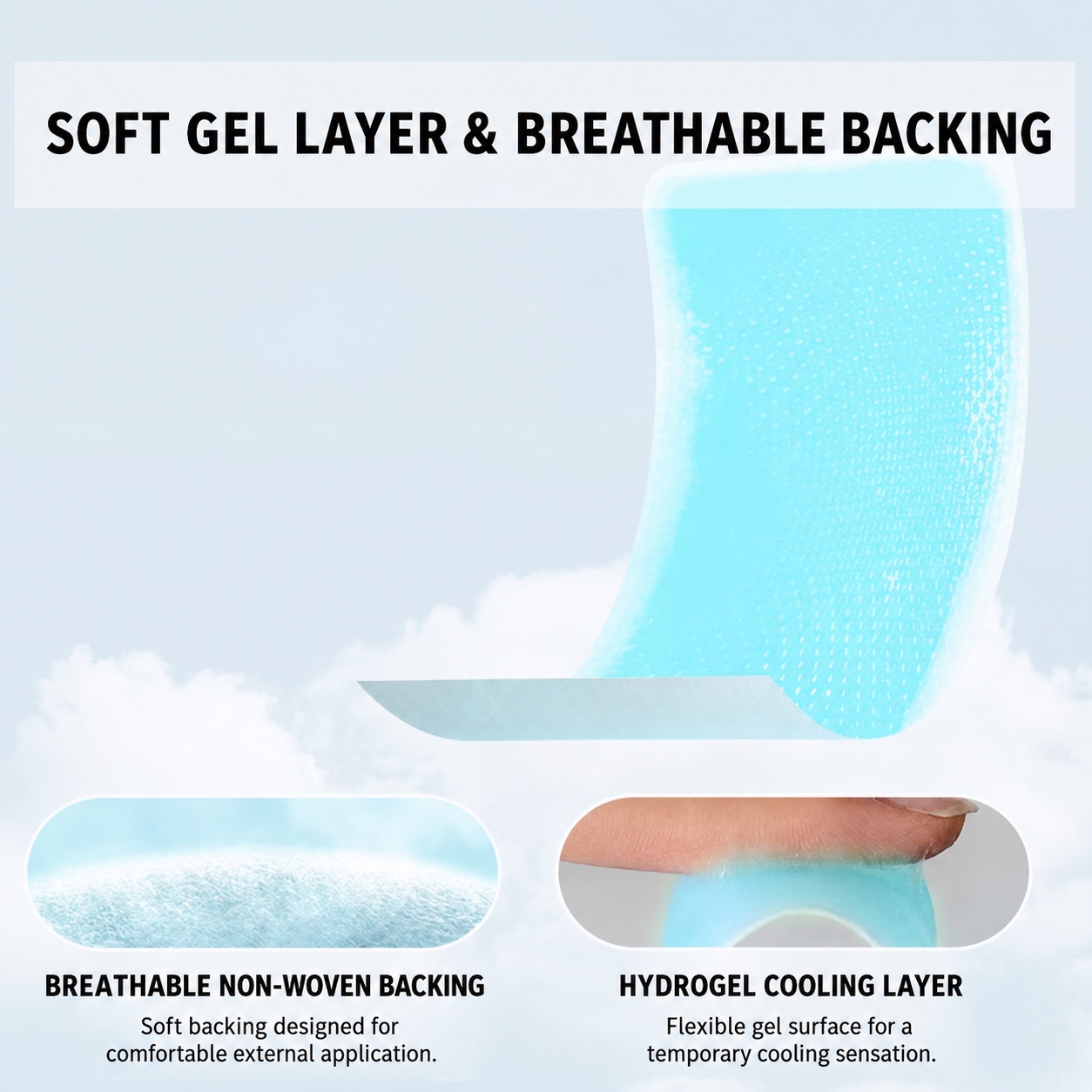 Cooling Gel Patch detail 1